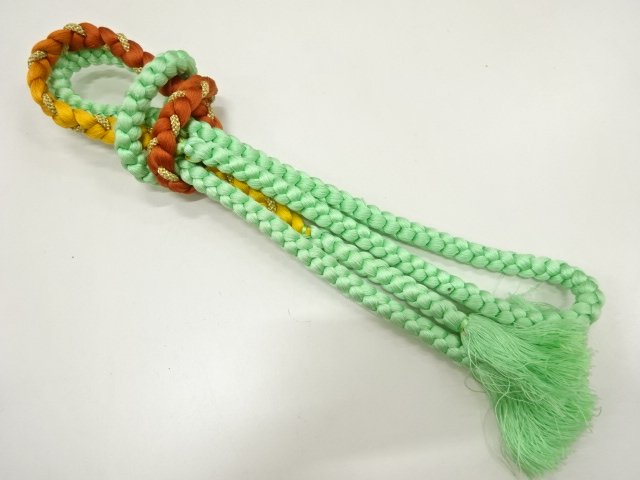 JAPANESE KIMONO / HAND-TIED OBIJIME CORD